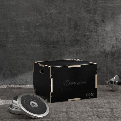 SPORTNOW Versatile Plyometric Jump Box: Build Strength at Home or Gym