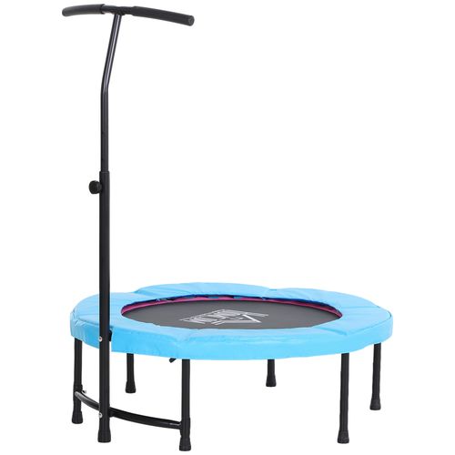40'' HOMCOM Mini Trampoline: Safe Indoor Fun for Kids & Adults - Jump & Rebound!