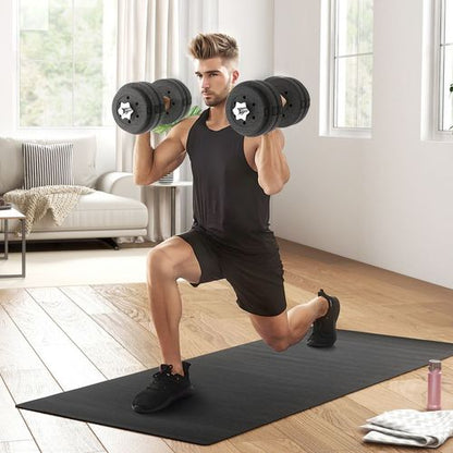 Adjustable 30KG Dumbbell Set – Versatile Weight Training for Home Fitness!