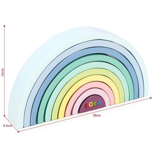 SOKA Rainbow Stacker 10pcs 0000278
