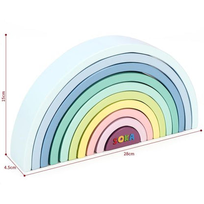 SOKA Rainbow Stacker 10pcs 0000278
