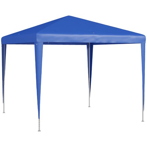 Outsunny 2.7m Blue Garden Gazebo - Stylish Party Canopy & Wedding Tent