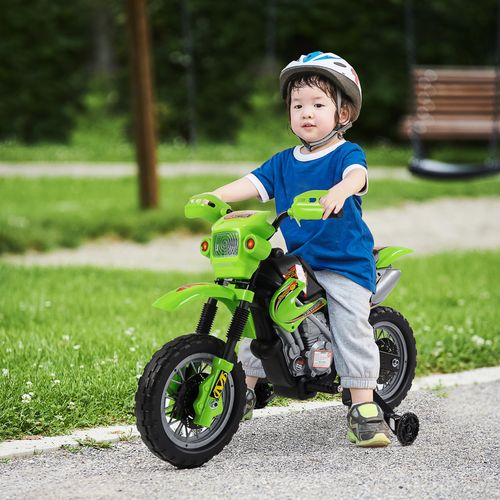 Adventure Rider 6V Kids Electric Moto for Ages 3-6 - Green Fun Awaits!