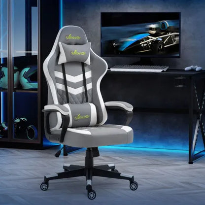 Ultimate Racing Gaming Chair - Ergonomic Comfort with Lumbar Support & Headrest