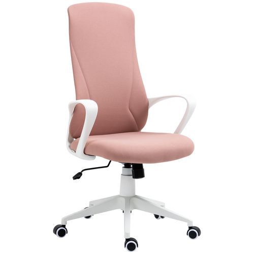Vinsetto Adjustable High-Back Pink Office Chair - Comfort Meets Style!