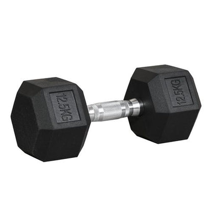 12.5KG Hex Dumbbell - Portable Hand Weights for Ultimate Home Workouts