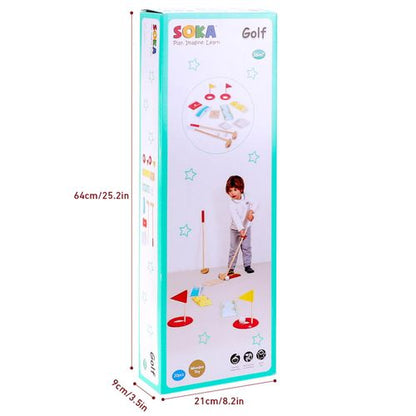 SOKA Golf Adventure Set: Indoor/Outdoor Fun for Family & Friends!