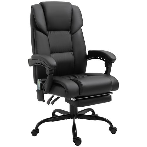 6-Point Electric Massage Racing Chair with Adjustable Height & Remote Control