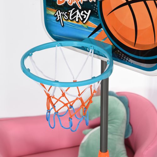 Ultimate Kids Basketball Set: Adjustable Hoop, Ball & Pump for Ages 3-8