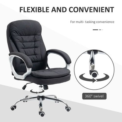Ergonomic Executive Office Chair - 360° Swivel, Adjustable Height, Premium Comfort