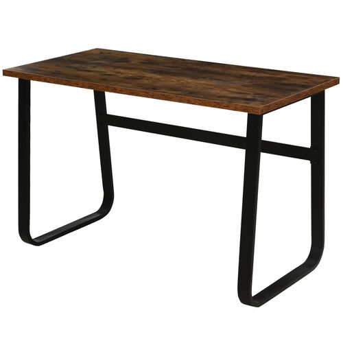 HOMCOM Industrial Writing Desk: Sleek, Sturdy Laptop Station for Home Office