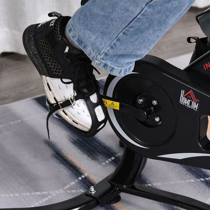 HOMCOM Indoor Cycling Bike with LCD Monitor - Your Ultimate Home Fitness Solution!