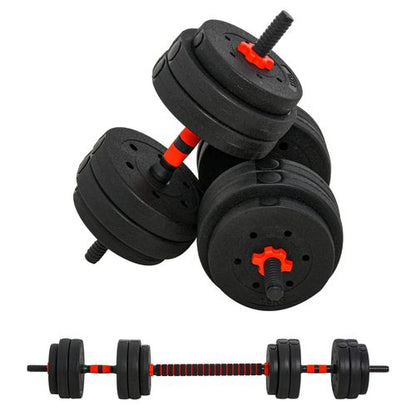 25kg 2-in-1 Adjustable Barbell & Dumbbell Set for Ultimate Home Fitness