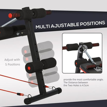 Ultimate Foldable Sit-Up Bench for Core Strength - Home Gym Essential