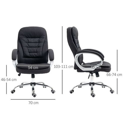 Ergonomic Executive Office Chair - 360° Swivel, Adjustable Height, Premium Comfort