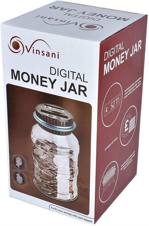 Smart Coin Counter: Digital Money Jar for Effortless Savings & Fun!