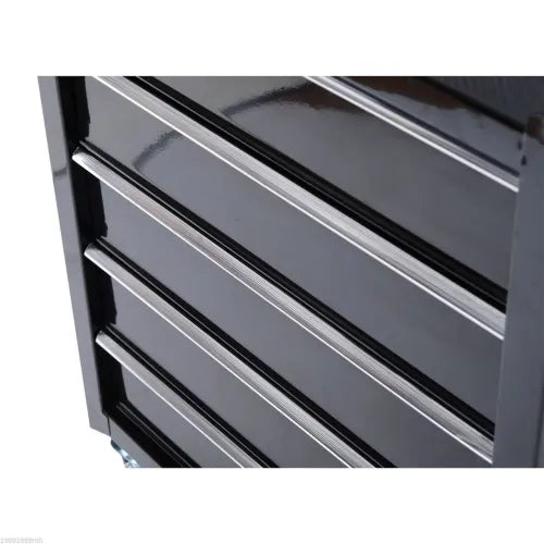 Ultimate Lockable Steel Tool Storage Cabinet with Wheels - 5 Spacious Drawers