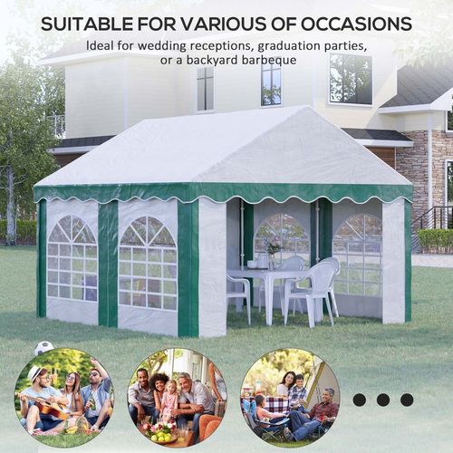 Premium 4x4m Party Tent Gazebo with Double Doors - Ideal for All Events!