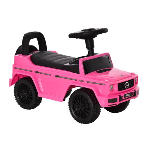 Benz G350 Kids Ride-On Car with Storage - Safe & Fun Foot-to-Floor Design