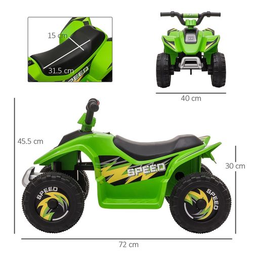 6V Electric Ride-On Car for Toddlers - Big Wheels Adventure in Green!