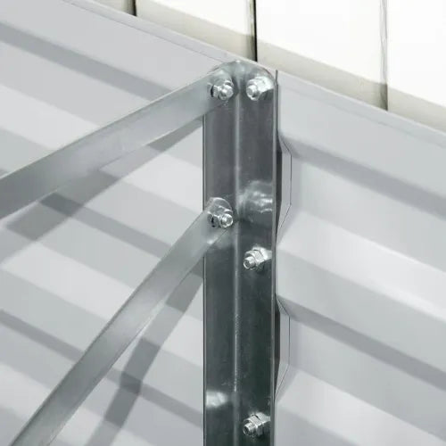 Raised Beds for Garden Galvanised Steel Outdoor Planters with Reinforced Rods