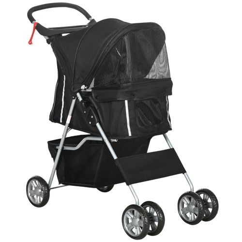 Deluxe Foldable Pet Stroller – Comfort & Style for Dogs and Cats on the Go!
