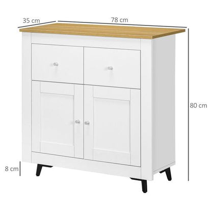 Elegant Freestanding Sideboard Storage Cabinet with Soft-Close Drawers